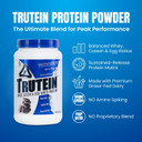 Body Nutrition Trutein High Protein Powder: 45% Whey, 45% Casein, 10% Egg White Protein Shake Mix, Gluten-Free, Low Sodium, Low Carb Protein Supplement For Men & Women, Chocolate Peanut Butter, 4Lb