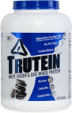 Body Nutrition Trutein High Protein Powder: 45% Whey, 45% Casein, 10% Egg White, Gluten-Free, Low Sodium, Grass Fed Whey Protein Powder, Gym Supplement & Breakfast Shake, Strawberries & Cream, 4Lb