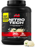 Muscletech Whey Protein Powder (Vanilla Cream, 4 Pound) - Nitro-Tech Ultimate Muscle Building Formula With Whey Protein Isolate & Peptides - 30G Of Protein, 3G Of Creatine & 6.8G Of Bcaa