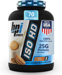 Bpi Sports Iso Hd Isolate Protein Powder  100% Whey Isolate, Protein Powder For Muscle Gain - Vanilla Cookie, 4.8 Lbs - 70 Servings