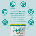 Designer Wellness, Designer Whey, Natural When Protein Powder With Probiotics, Fiber, And Key B-Vitamins For Energy, Gluten-Free, French Vanilla, 4 Lb