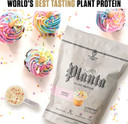 Ambrosia Planta - Premium Organic Plant-Based Protein | Vegan & Keto Friendly | Gourmet Flavors With No Bloating Or Stomach Upset | Gluten & Soy Free | No Added Sugar | 25 Servings | Melted Chocolate