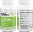 Nutri Supreme Teen Multivitamin For Boys And Girls 12-17, Best Kosher One Per Day Teen Vitamins, Formulated For Teen Development And Immune Health, 30 Capsules