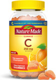 Vitamin C Gummies 250 Mg, 80 Count, For Immune Support, Antioxidant Support, Collagen Support For Skin Health, Tangerine