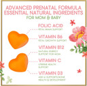 Prenatal Vitamins For Women With Dha & Folic Acid - Best Prenatal Multivitamin Gummies For Women, Brain Development Support, Folate, Vitamin C, D3 & B12, Pre Natal Pregnancy Supplement - 120 Gummies