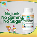 Kids Vitamin C & Immune Support, Citrus Chewables For Children, Natural Immune Booster With Zinc & Elderberry + Kids Vitamin Pdf, Doctor Formulated, 60 Tasty Tablets