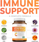 Vegan Vitamin C Gummies For Adults - Immune Support Gummies With Chewable Vitamin C 500Mg Per Serving For Daily And Seasonal Wellness - High Potency Non-Gmo Formula - Orange Flavor (1 Month Supply)