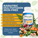 Shiny Leaf Bariatric Multivitamin Without Iron - Vitamins For Gastric Bypass & Sleeve, 1 Daily Capsule W Vitamin A, C, D, Biotin, Zinc, B12, K, Vegetarian, Soy-Free, Gmp Cert., Made In Usa (30 Ct.)