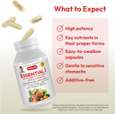 Andrew Lessman Essential-1 Multivitamin 3000 Iu Vitamin D3 60 Small Capsules - 100 Mcg Methyl B12. Coq10 Lutein Lycopene Zeaxanthin. High Potency. No Additives. Ultra-Mild. One Daily Capsule