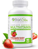 Barislim Complete Chewable Bariatric Multivitamin Tablets - 45 Mg Iron - Bariatric Vitamin & Supplement For Post Bariatric Surgery Including Gastric Bypass & Gastric Sleeve | Mixed Berry (90 Count)