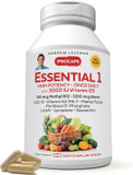 Andrew Lessman Essential-1 Multivitamin 1000 Iu Vitamin D3 360 Small Capsules - 100 Mcg Methyl B12. Coq10 Lutein Lycopene Zeaxanthin. High Potency. No Additives. Ultra-Mild. One Daily Capsule