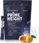 Prime Height Powder  Kids Daily Multivitamin With Calcium, Magnesium, Zinc, And Vitamins B6, B12, C, D3, E, K  30 Sticks, Peach Flavor
