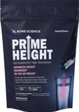 Prime Height Powder  Kids Daily Multivitamin With Calcium, Magnesium, Zinc, And Vitamins B6, B12, C, D3, E, K  30 Sticks, Peach Flavor