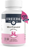 Freeda Mini Prenatal Vitamin - Kosher Prenatals -Tiny Easy To Swallow Tablets - Prenatal Vitamins With Iron, Prenatal Folic Acid/Folate, Vitamin D - Pre Natal Multivitamin For Pregnant Women (240)