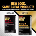 Gnc Mega Men Energy & Metabolism Multivitamin | Increased Energy, Metabolism And Calorie Burning | 90 Count Gnc Mega Men Energy & Metabolism Multivitamin | Increased Energy, Metabolism And Calorie Burning | 90 Count