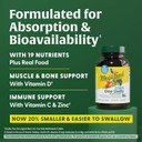 Megafood Men'S 55+ One Daily - Multivitamin For Men With Vitamin B12, C, D & Zinc - Optimal Aging & Immune Support Supplement - Vegetarian - Made Without 9 Food Allergens - 120 Tabs