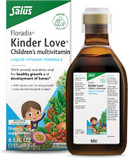 Floradix Kinder Love Children'S Multivitamin - Liquid Multivitamin For Kids With Vitamins A, C, D & E, Calcium & More - Vegetarian, Non-Gmo, Gluten-Free - 8.5 Fl Oz