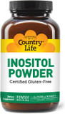 Country Life Inositol Powder 1100Mg, 8 Oz, Certified Gluten Free, Certified Vegan