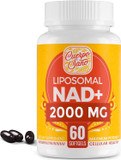 2000 Mg Nad Supplement, Liposomal Nad+ With High Absorption, More Efficient Than Nicotinamide Riboside, Pure & Plus Boosting Supplement, Aging Defense, Metabolism & Cellular, 60 Softgels
