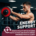 Brain & Mood Support Gummies, Super Vitamin B Complex For Men & Women, All B Vitamin B1 B2 B3 B5 B6 B7 B9 Methyb12 With Paba, Inositol, Choline, Supports Mthfr Gene & Energy, Vegan, 120Ct