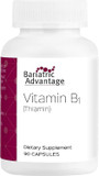 Bariatric Advantage Vitamin B1 Thiamin - 100 Mg Thiamin Mononitrate - Easy Digest - Designed For Bariatric Patients - Supports Energy Production* - 90 Count