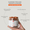 Ds Labs Revita Hair Vitamin Gummies - Support For Thicker, Fuller-Looking Hair, With Biotin, Zinc, Vitamin D, Iron, Magnesium & Melatonin, Vegan, Gluten-Free, Gelatin-Free, 60 Gummies