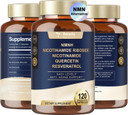 Nmnh (Dihydronicotinamide Mononucleotide), Nmnh Supplement W/Niacinamide (Vitamin B3), Quercetin, Trans-Resveratrol, Support Nad+, Anti-Aging, Skin Cell Health & Energy, 240 Count