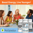 Nad Supplement Nad-1000 60 Capsules - Dietary Supplement For Healthy Aging And Vitality - Better Than Regular Nr And Nmn, As Product Uses Stomach Acid Protected Capsules & Absorbed Faster