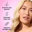 Hum Hair Strong - Daily Gummies With Biotin To Improve Hair Growth - Fo Ti, Folic Acid, Zinc, Vitamin B12 & Paba To Support Healthy Hair, Skin And Nails For Women And Men (60-Count)