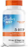 Doctors Best 5-Htp, Supports Mental & Emotional Well-Being, Non-Gmo, Gluten Free, Soy Free, Vegan 60 Veggie Caps