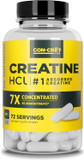 Creatine Hcl Capsules | Muscle, Cognitive, Cellular Energy Support | No Bloating Or Cramps | Usa Made & Nsf Certified | Creatine Pills (72Ct)
