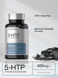Horbäach 5Htp 400Mg Capsules | 120 Count | Extra Strength Supplement | Non-Gmo, Gluten Free | 5 Hydroxytryptophan
