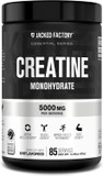Jacked Factory Creatine Monohydrate Powder 1000G - Creatine Supplement For Muscle Growth, Increased Strength, Enhanced Energy Output And Improved Athletic Performance 200 Servings, Unflavored