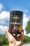 Steel Supplements | High Performance Bcaa Eaa Powder | Promotes Lean Muscle Growth And Workout Endurance | 2:1:1 Ratio To Recover Muscle Faster 30 Servings. (Fruit Punch)