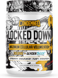 Condemned Labz Locked Down | Creatine Performance Complex | Creatine Monohydrate, Glycerol, Taurine | Enhanced Hydration, Energy & Stamina | 30 Servings (Lemon Lime)