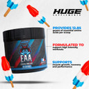 Huge Eaa Supplement, Highest Dosed Essential Amino Acids Powder, 12.85G Eaas & 8G Bcaas Per Serving, Maximize Muscle Growth, Recovery & Performance (Kiwi Blueberry, 17.73 Oz.)