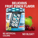 Bpi Sports Best Bcaa - Bcaa Powder - Branched Chain Amino Acids - Muscle Recovery - Muscle Protein Synthesis - Lean Muscle - Improved Performance  Hydration  Fruit Punch - 60 Servings - 1.32 Pound