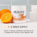 Healios Orange Flavor Oral Health And Dietary Supplement, Powder Form, Naturally Sourced L-Glutamine Trehalose L-Arginine, 11.64 Ounces