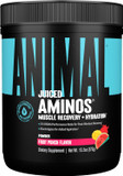 Animal Juiced Amino Acids - Bcaa Powder Eaa Matrix Plus Hydration With Electrolytes And Sea Salt Anytime Recovery And Improved Performance, Fruit Punch Flavor, 30 Servings