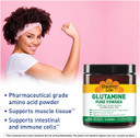 Country Life Glutamine Pure Powder - 5000Mg L-Glutamine - Muscle Tissue, Gut Health, Immune Support - Gluten-Free Certified - Ideal Pre/Post Workout Amino Acid Supplement, 55 Servings, 9.7Oz