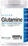 Evogen Glutamine - Premium Recovery Amino Acid | Supports Muscle Recovery | L-Glutamine | Unflavored | 60 Servings