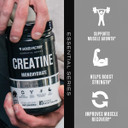 Jacked Factory Creatine Monohydrate Powder 150G - Creatine Supplement For Muscle Growth, Increased Strength, Enhanced Energy, & Improved Athletic Performance 30 Servings, Unflavored