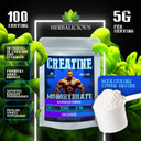 Creatine Monohydrate Micronized Powder  5G Per Serving For Muscle Growth, Strength, And Power  Unflavored, Non-Gmo Formula  100 Serving, 500G