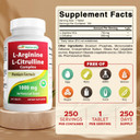 Best Naturals Arginine Citruline Complex 1000 Mg 120 Tablets