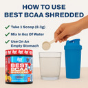 Bpi Sports Best Bcaa Shredded - Caffeine Free Thermogenic Recovery Drink, Lean Muscle Building Bcaa Powder For Women And Men, Preworkout Bcaas Amino Acids Drink- Cherry Lime - 25 Servings
