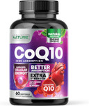 Coq10 100Mg Softgels, High Absorption Coenzyme Q10, Heart Health & Energy Production Support, Rapid Release Antioxidant Supplement - Gluten Free, Naturally Fermented, 60 Count  2 Month Supply
