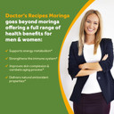 Doctor'S Recipes Moringa 11,000 Mg Strength, Complete Green Superfood, Natural Antioxidant Support, Non-Gmo, 90 Vegan Caps, No Caffeine Soy Gluten