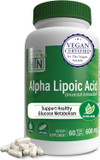 Health Thru Nutrition Alpha Lipoic Acid 600Mg 60 Servings | Certified Vegan | Universal Antioxidant | Non-Gmo, 3Rd Party Tested, Hypoallergenic, Gluten Free, Soy Free Ala Capsules