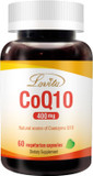 Lovita Coq10 400Mg Supplements | Easliy Absorbed Coenzyme Q10 Powder | Antioxidant Co Q10 Enzyme | Support Heart Health | Vegan | 60 Capsules