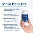 Naturecity True-Vision Eye Health Supplement - Plant-Based Lutein And Zeaxanthin With High Potency Saffron 20Mg - Blue Light Potection, Support Central And Night Vision (30 Veggie Capsules)